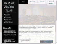 Tablet Screenshot of funerariatillman.com